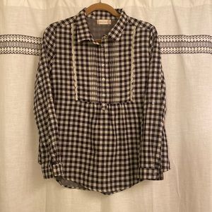 Altar’d State Gingham Button Top